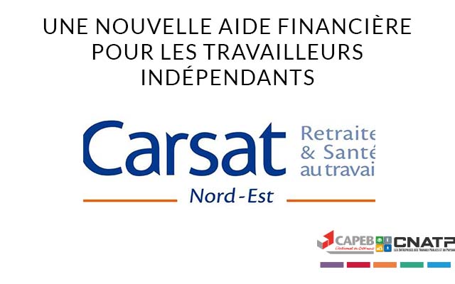 Une Nouvelle Aide Financi Re Pour Les Travailleurs Ind Pendants Capeb